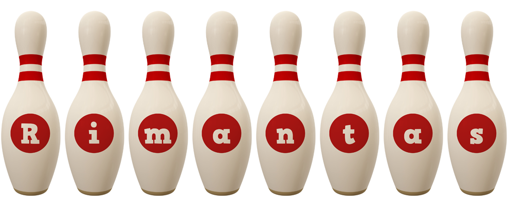 Rimantas bowling-pin logo