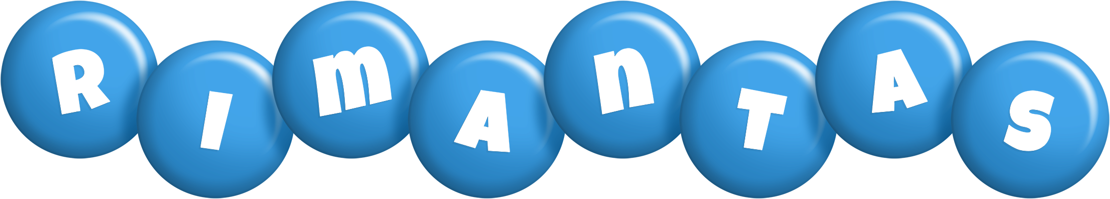 Rimantas candy-blue logo