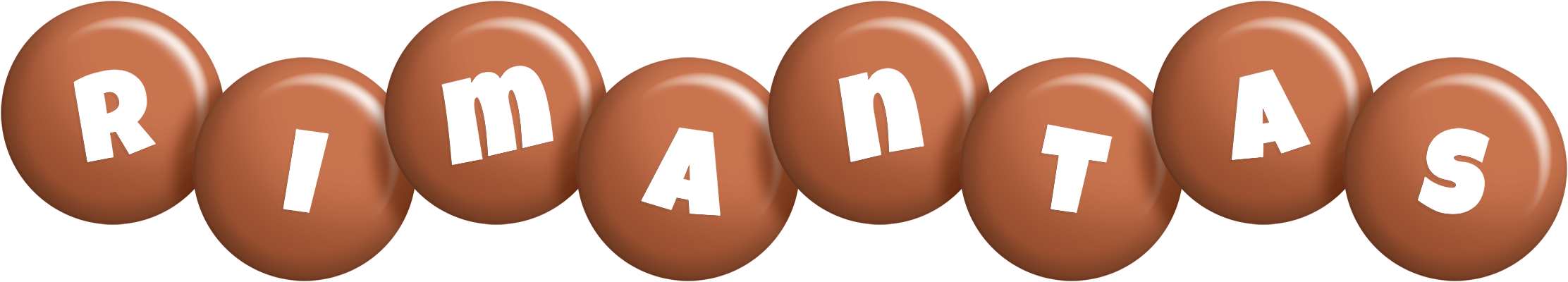 Rimantas candy-brown logo