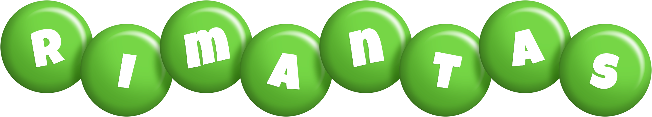 Rimantas candy-green logo