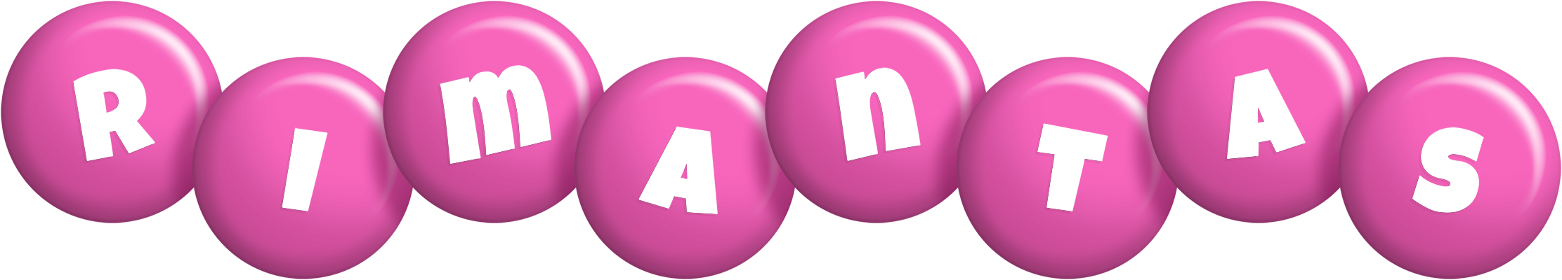 Rimantas candy-pink logo