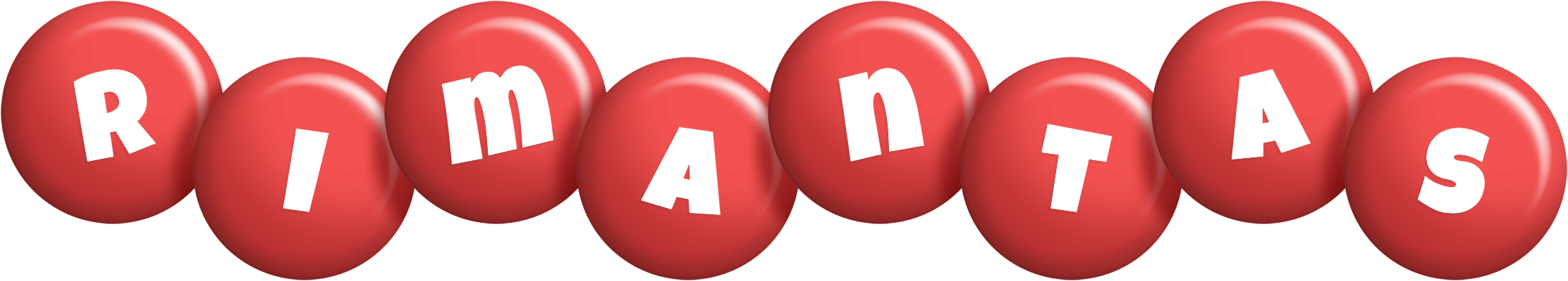 Rimantas candy-red logo