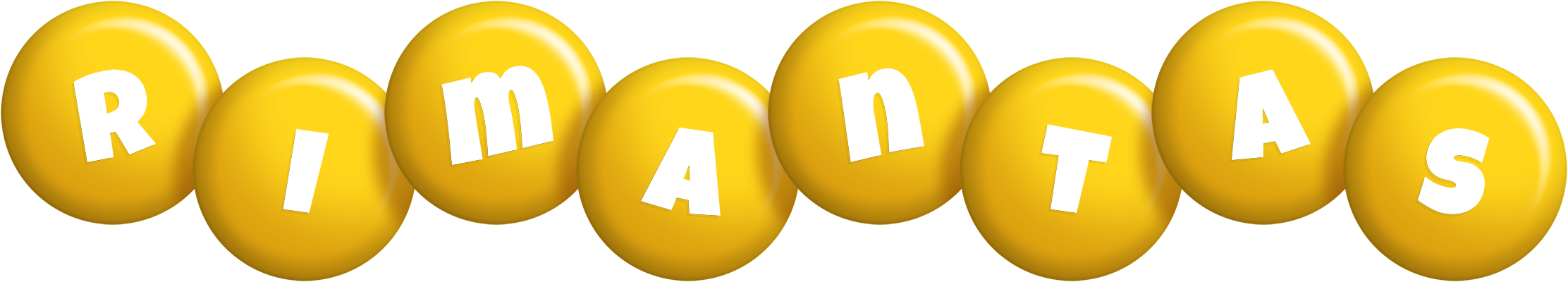 Rimantas candy-yellow logo