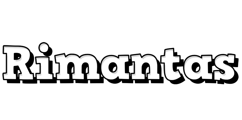 Rimantas snowing logo