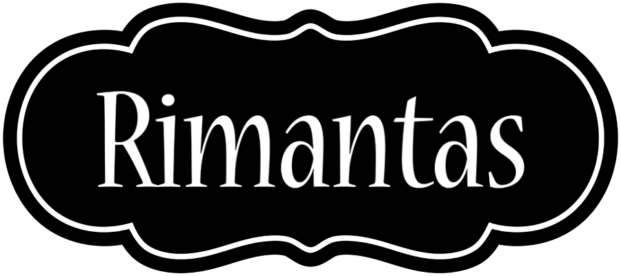 Rimantas welcome logo