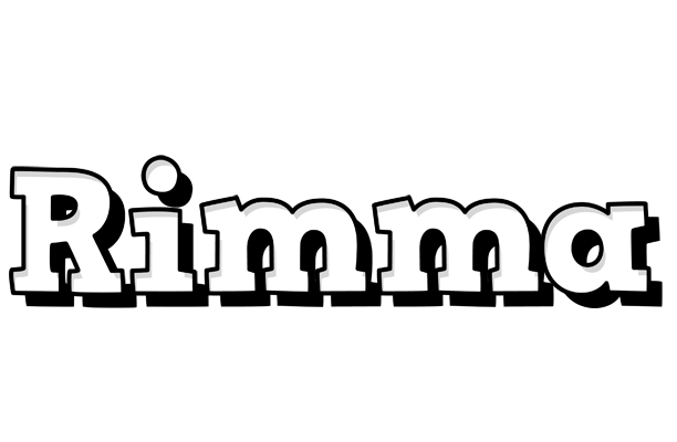 Rimma snowing logo