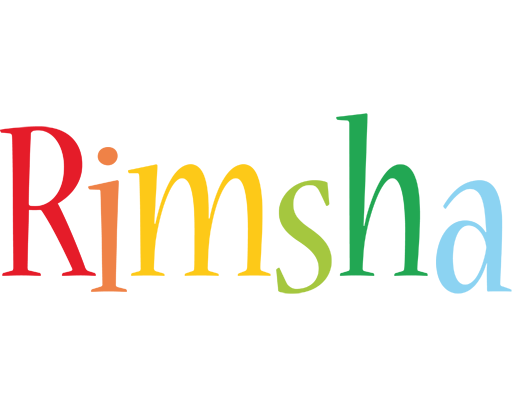 Rimsha birthday logo