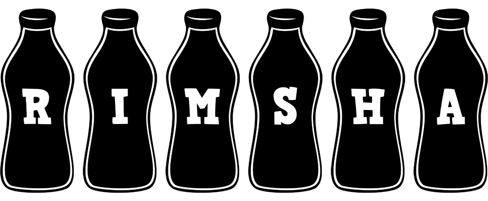 Rimsha bottle logo