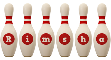 Rimsha bowling-pin logo