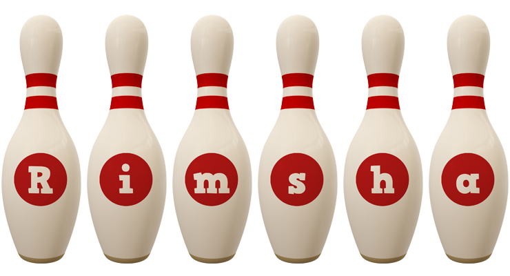 Rimsha bowling-pin logo