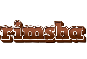 Rimsha brownie logo