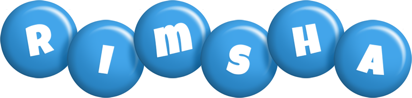 Rimsha candy-blue logo