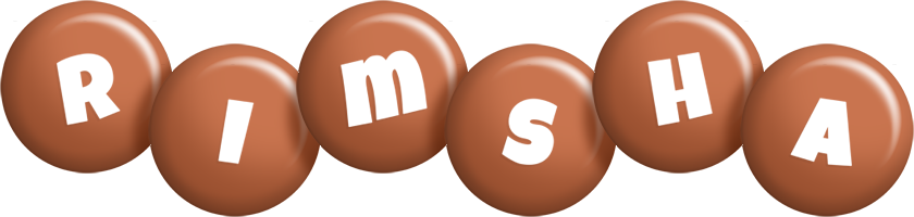 Rimsha candy-brown logo