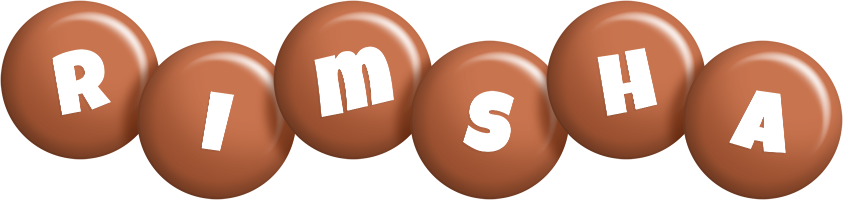 Rimsha candy-brown logo