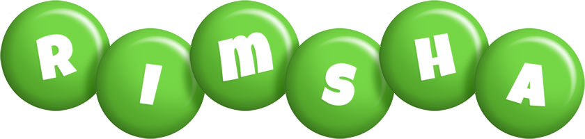 Rimsha candy-green logo