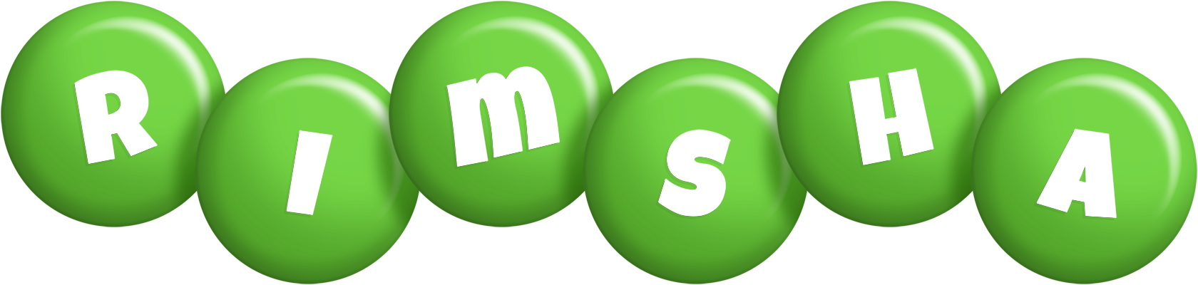 Rimsha candy-green logo
