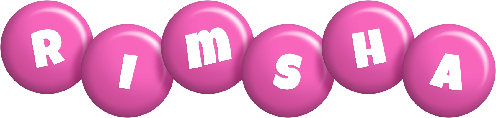 Rimsha candy-pink logo
