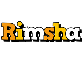 Rimsha cartoon logo