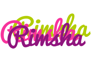 Rimsha flowers logo