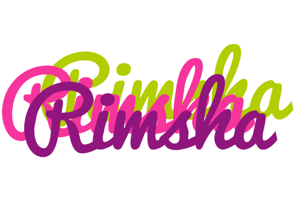 Rimsha flowers logo