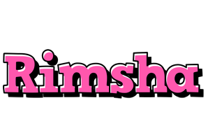 Rimsha girlish logo