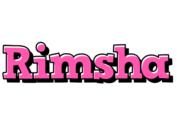 Rimsha girlish logo