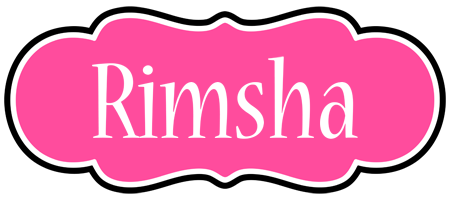 Rimsha invitation logo