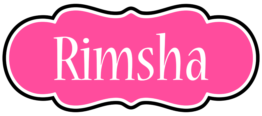 Rimsha invitation logo
