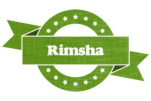 Rimsha natural logo