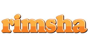 Rimsha orange logo