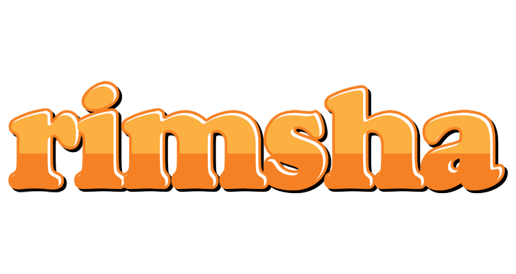 Rimsha orange logo