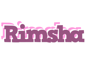 Rimsha relaxing logo