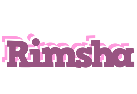 Rimsha relaxing logo