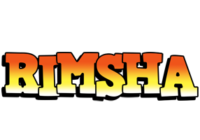 Rimsha sunset logo