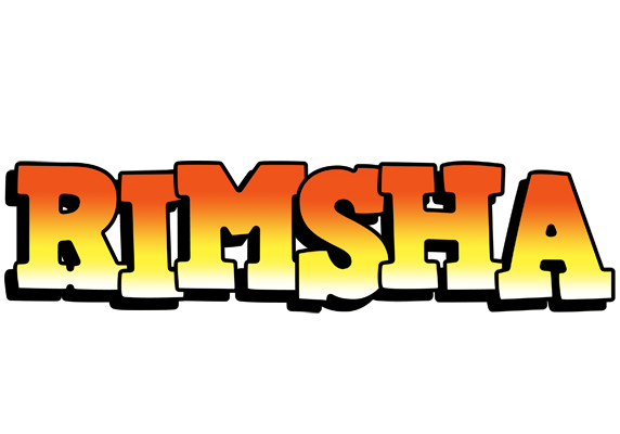 Rimsha sunset logo
