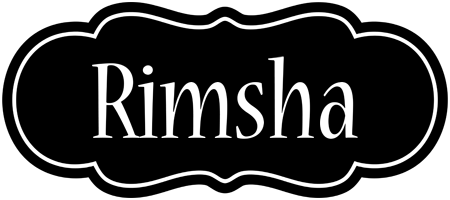 Rimsha welcome logo