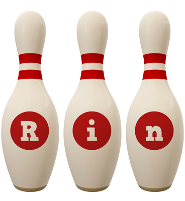 Rin bowling-pin logo
