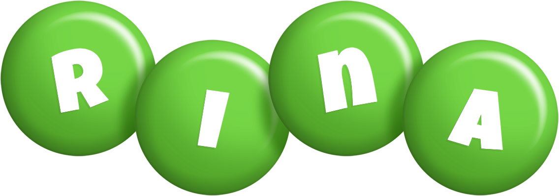 Rina candy-green logo