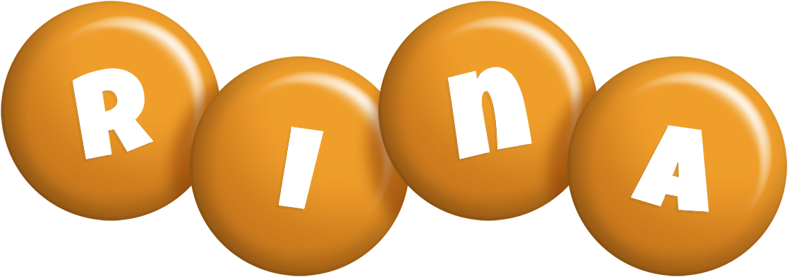 Rina candy-orange logo