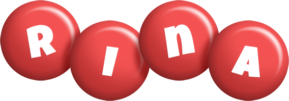 Rina candy-red logo