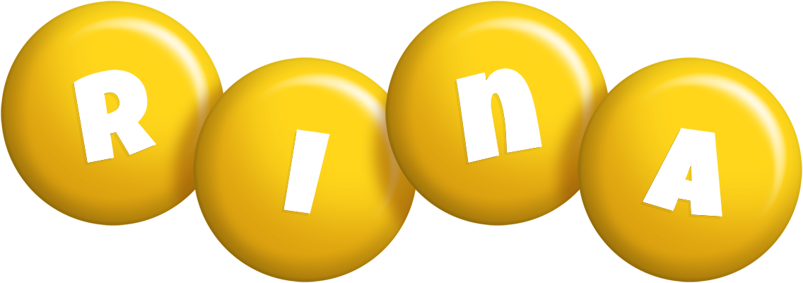 Rina candy-yellow logo