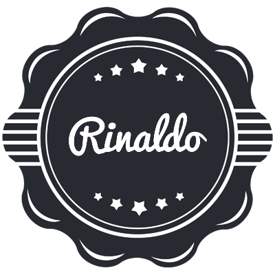 Rinaldo badge logo