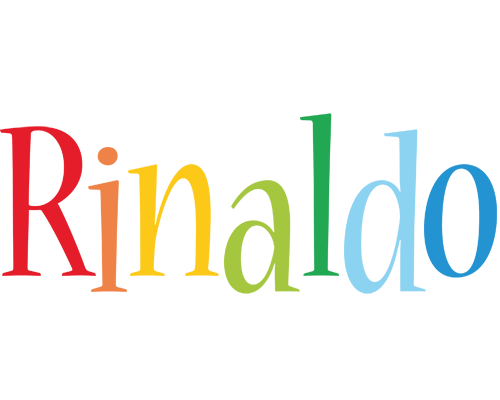 Rinaldo birthday logo