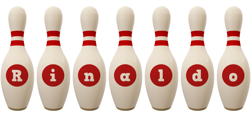 Rinaldo bowling-pin logo