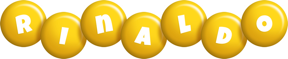 Rinaldo candy-yellow logo