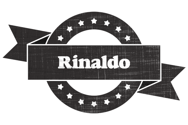Rinaldo grunge logo
