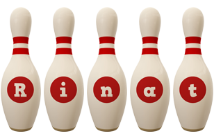 Rinat bowling-pin logo