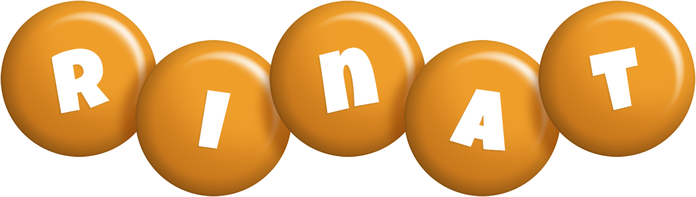 Rinat candy-orange logo