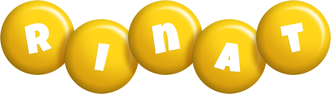 Rinat candy-yellow logo