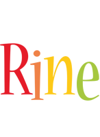 Rine birthday logo